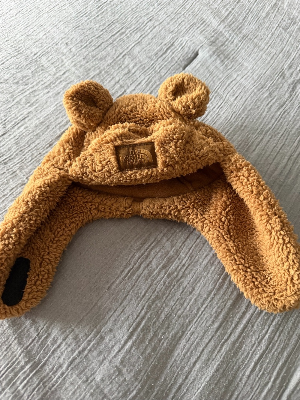 The North Face Kids Teddy Bear Earflap Hat - Camel Brown